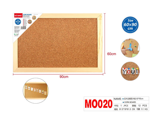 PIZARRA CORCHO 60X90CM