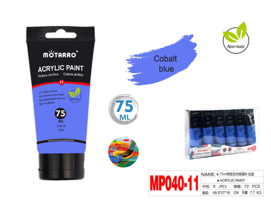 PINTURA ACRILICA 75ml AZUL COBALTO