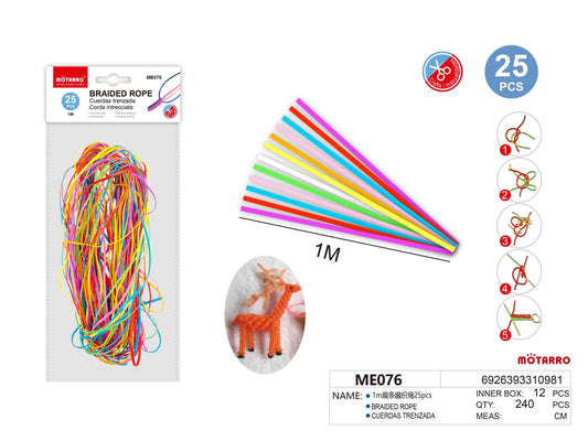 CUERDAS TRENZADA 25PCS