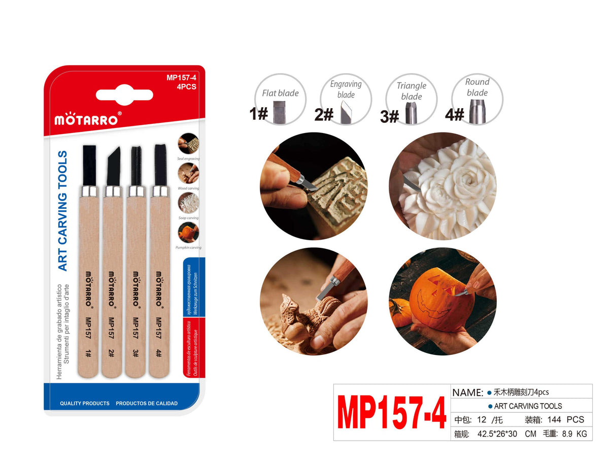 HERRAMIENTA DE GRABADO ARTISTICO 4PCS