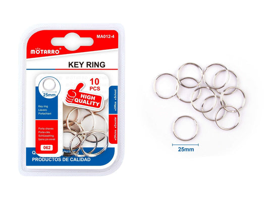 ANILLAS METALICAS LLAVERO 25mm 10pcs Anillas de Metal para llaves sueltas 25mm 10pcs