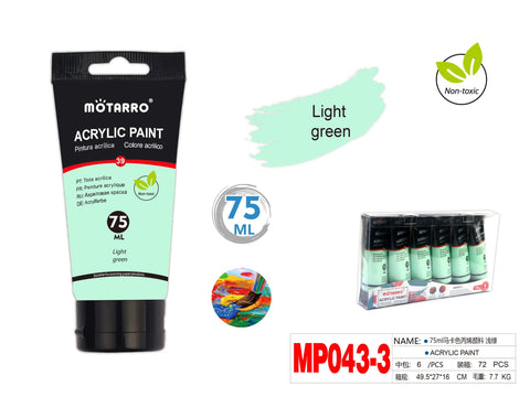 PINTURA ACRILICA 75ml PASTEL VERDE