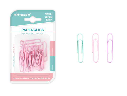 CLIPS PASTEL 50mm 25PCS