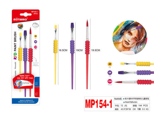 SET 3 PINCELES KID