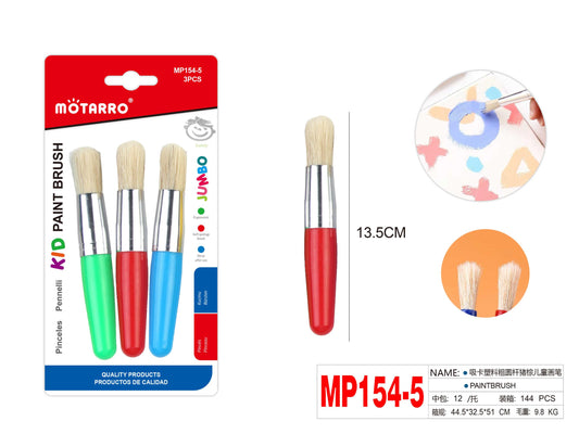 SET 3 PINCELES KID JUMBO