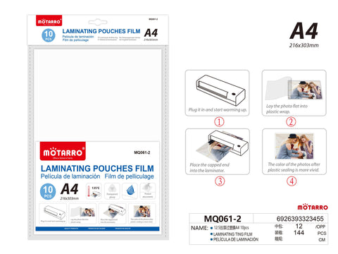 PELICULA DE LAMINACION A4