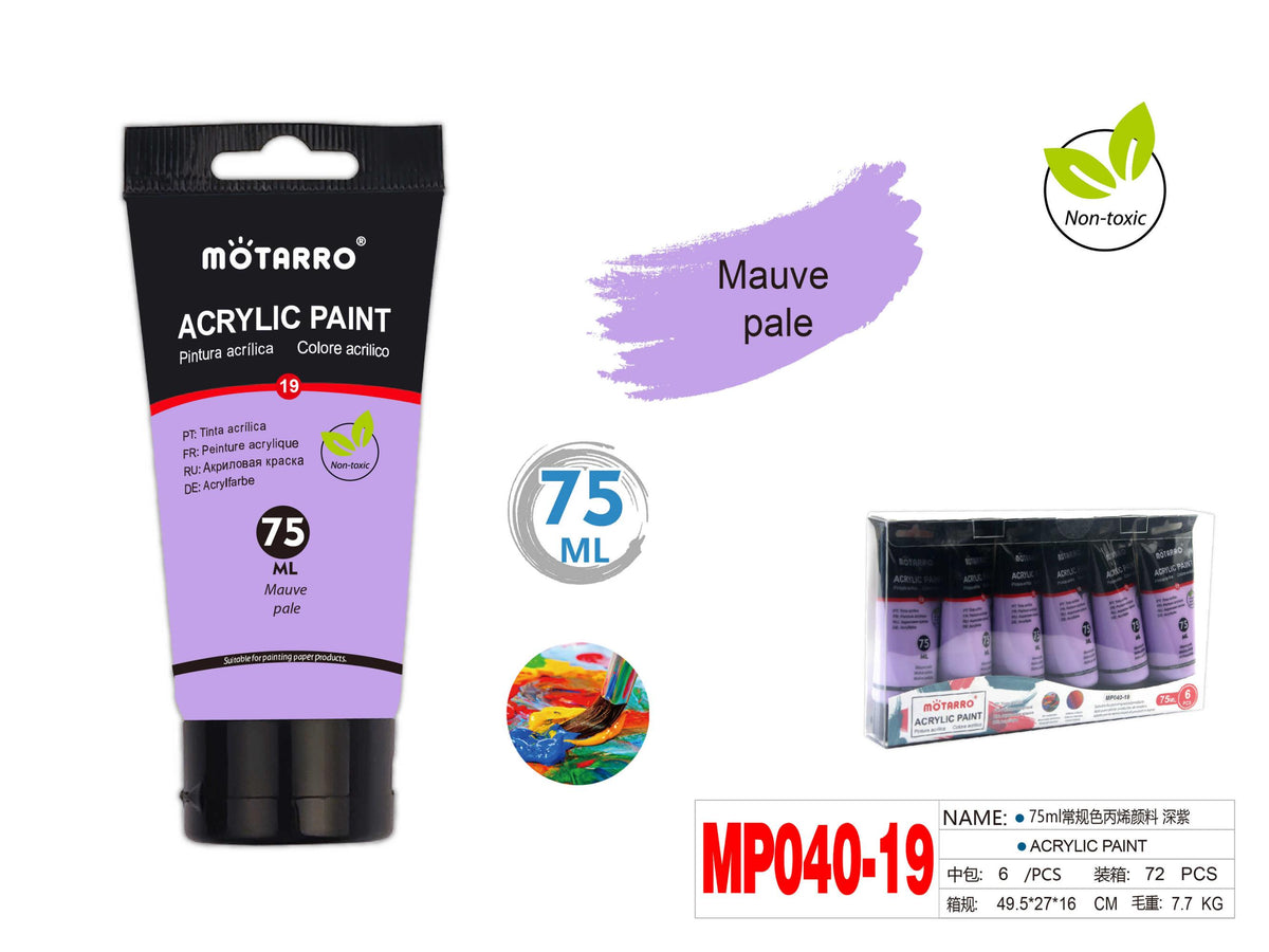 PINTURA ACRILICA 75ml MORADO CLARO