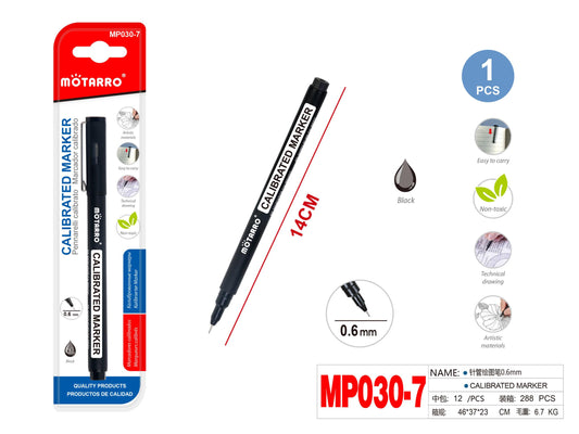 MARCADOR CALIBRADO 0.6MM