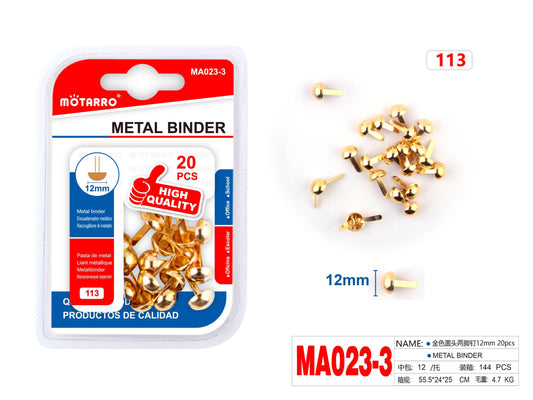 ENCUADERNADOR 12mm 20pcs