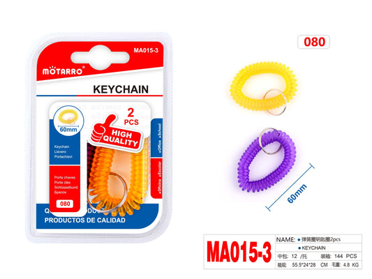 LLAVEROS CON GOMAS 2pcs