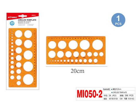 PLANTILLA DE CIRCULOS 20cm