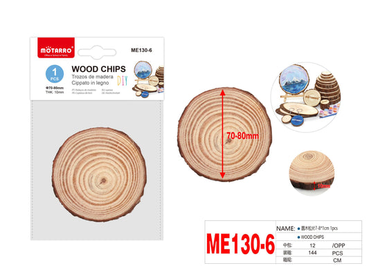 RODAJA DE MADERA 7-8*1cm 1pcs