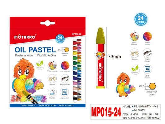 CERAS AL OLEO 24PCS