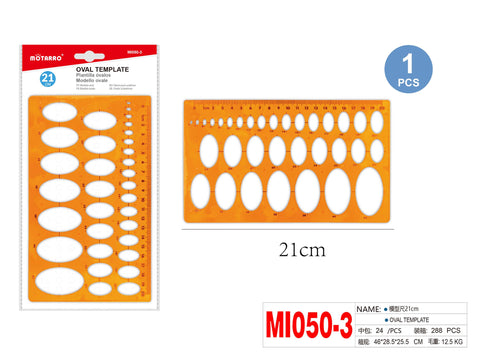 PLANTILLA OVALOS 21cm