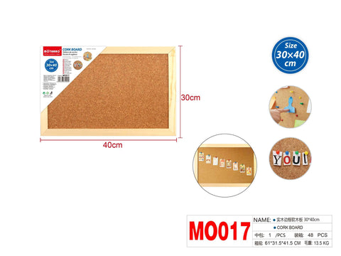 PIZARRA CORCHO 30X40CM