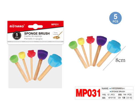 CEPILLOS DE ESPONJA 5PCS