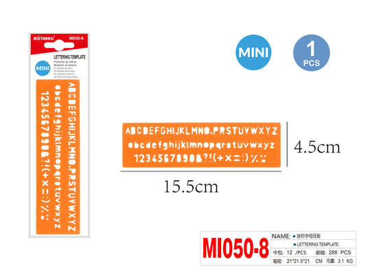 PLANTILLA LETRAS MINI