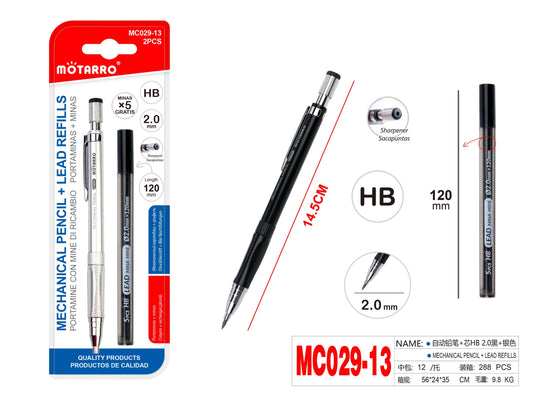 PORTAMINAS CON MINAS 2.0MM