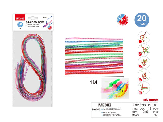 CUERDAS TRENZADA 20PCS