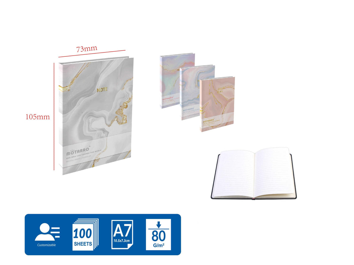 BLOC/CUADERNO DE NOTAS 100HOJAS 80GR A7
