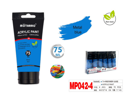 PINTURA ACRILICA 75ml AZUL METALIZADO