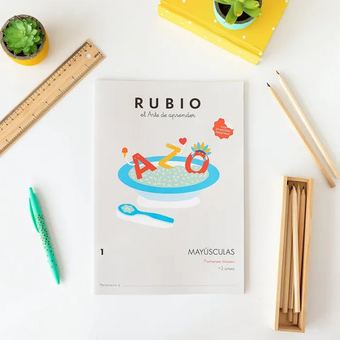 CUADERNO RUBIO MAYUSCULAS N.1 3 AÑOS