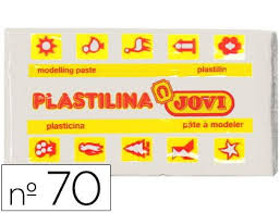 PLASTILINA JOVI PEQ 50G BLANCA