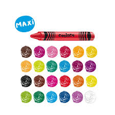 cera maxi jumbo carioca wax crayons 24 color