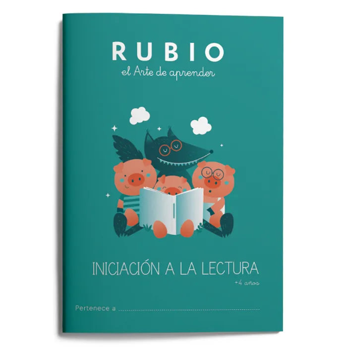 CUADERNO RUBIO INICIACION A LA LECTURA 4 AÑOS