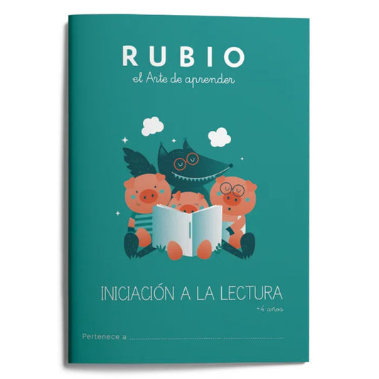 CUADERNO RUBIO INICIACION A LA LECTURA 4 AÑOS