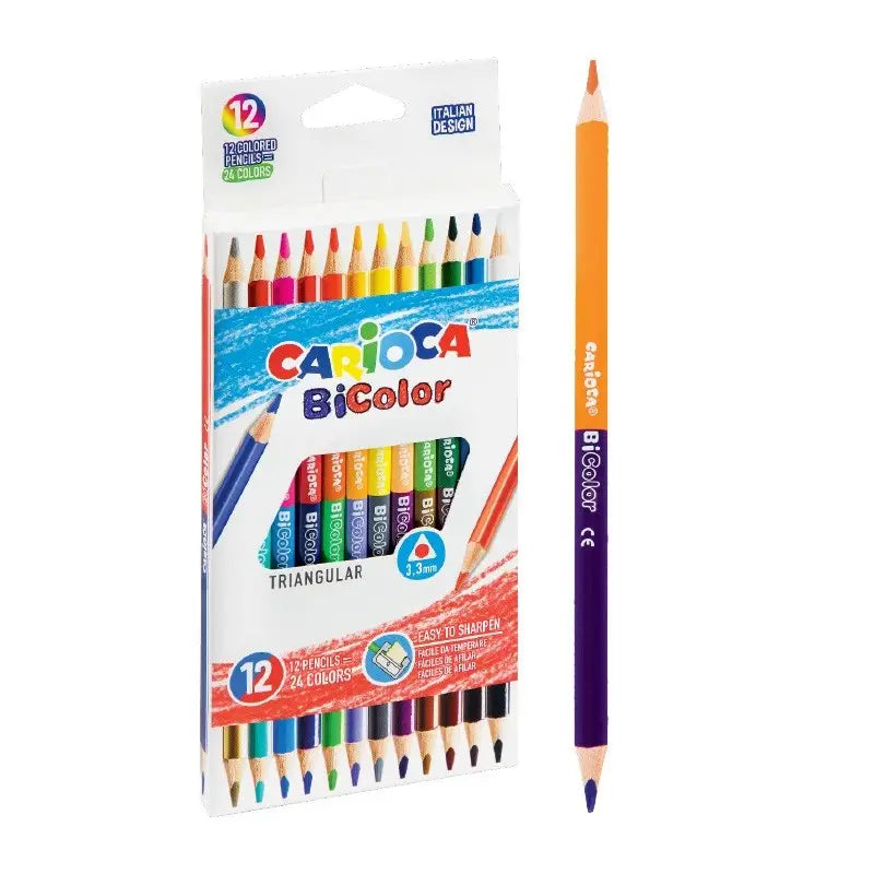 Pack de 12 Lápices de Color CARIOCA 42991 (Multicor)