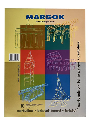 BLOC CARTULINA COLORES MANUALIDADES MARGOK