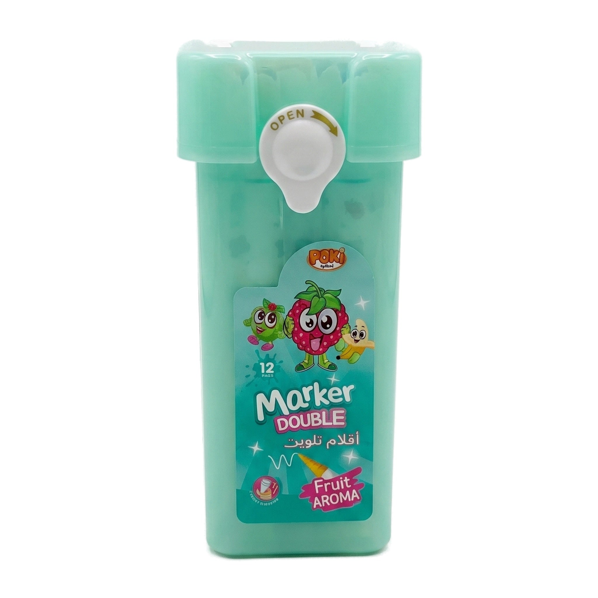 Set de Rotuladores Doble Punta con Aroma a Frutas Yalong (12, 24, 36, 48 uds)
