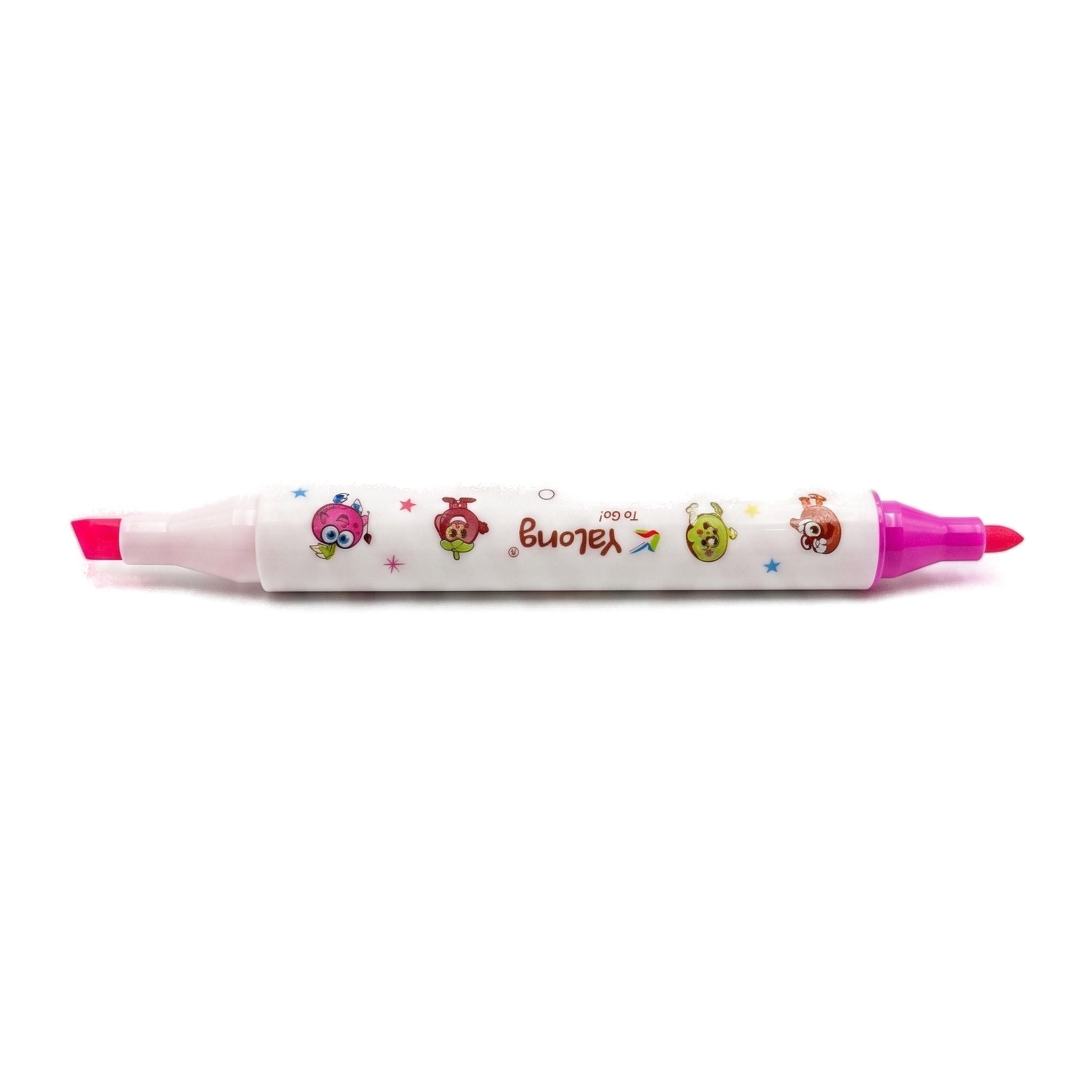 Set de Rotuladores Doble Punta con Aroma a Frutas Yalong (12, 24, 36, 48 uds)