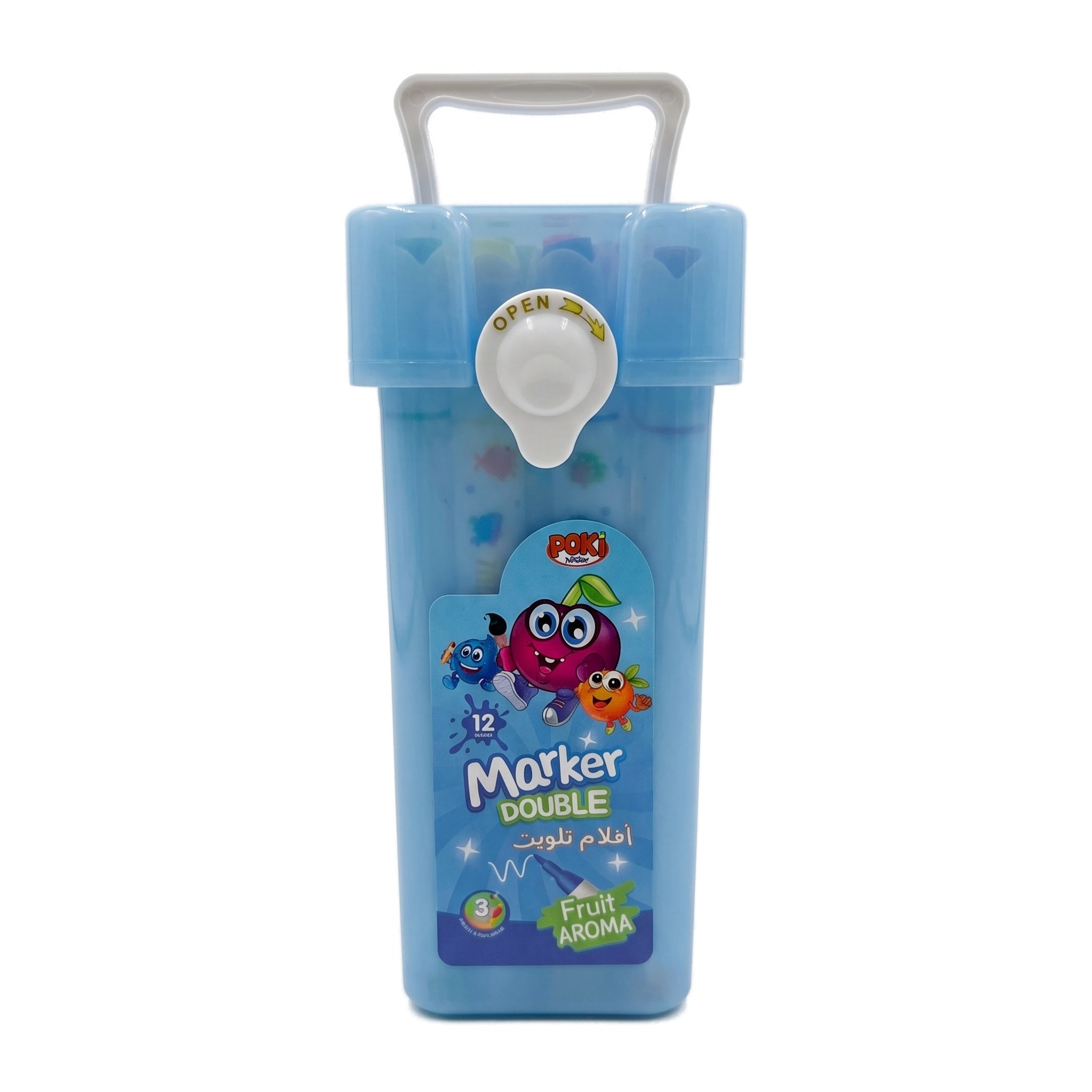 Set de Rotuladores Doble Punta con Aroma a Frutas Yalong (12, 24, 36, 48 uds)