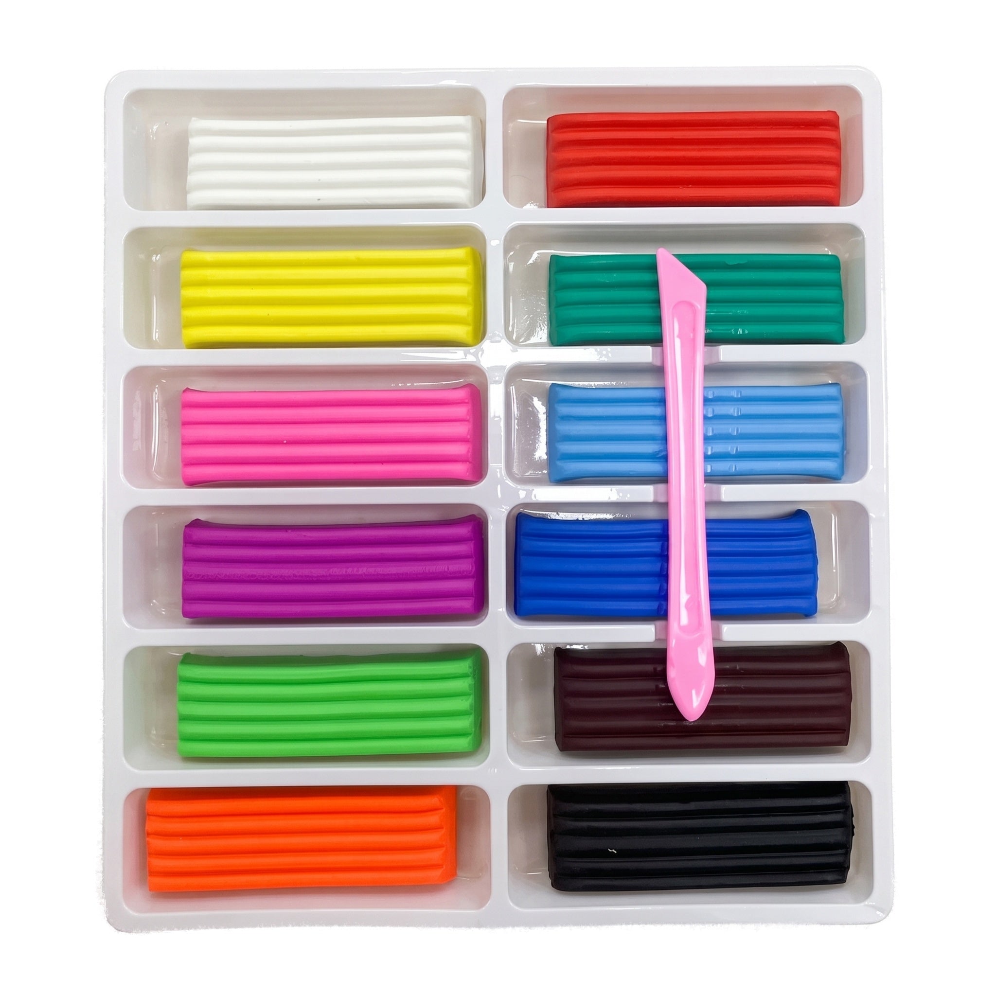Plastilina Modeling Clay 12 Colores con Espátula - Yalong To Go!