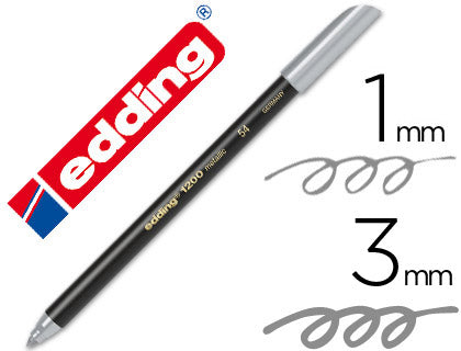 ROTULADOR 1200 PLATA 54 EDDING